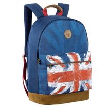 Mochila Inglaterra Londres Canvas Jeans Lona