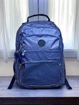 Mochila Inspiração Kipling Metalizada Impermeável Diversos Bolsos Grande Notebook Dia a Dia Escola Unissex Mochila Inspiração Kipling Metalizada Impermeável Diversos Bolsos Grande Notebook Dia a Dia Escola Unissex