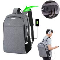 Mochila Inteligente Com Cadeado Porta USB mochila Executiva De Viagens & Negocios