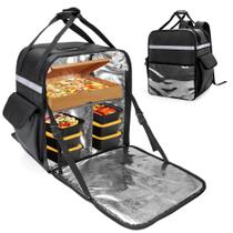 Mochila isolada de entrega de alimentos Trunab 37x26x46 cm à prova d'água