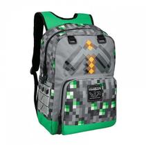 Mochila J-one Minecraft para meninos com estojo e lancheira