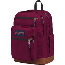 Mochila JanSport Cool Vermelha com Capa para Laptop de 15 Polegadas