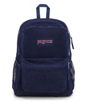 Mochila JanSport Eco Mesh Navy - 43x32x15cm - Com Capa para Laptop Mochila JanSport Eco Mesh Navy - 43x32x15cm - Com Capa para Laptop