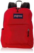 Mochila JanSport SuperBreak durável e leve com fita vermelha Mochila JanSport SuperBreak durável e leve com fita vermelha