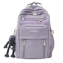 Mochila JARKJARD Cute Aesthetic Kawaii para meninas em idade escolar roxa Mochila JARKJARD Cute Aesthetic Kawaii para meninas em idade escolar roxa