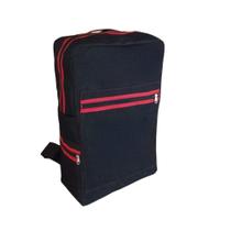 Mochila Jeans Feminino Masculino Lisa Repartições em Zíper Espaçosa Dia a Dia