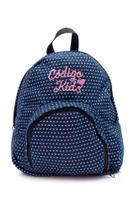 Mochila Jeans Poá Mochila Jeans Poá