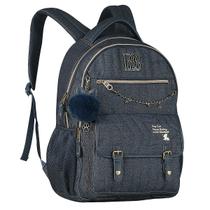 Mochila Jeans Rebecca Bonbon RB Costa Escola Juvenil Femini