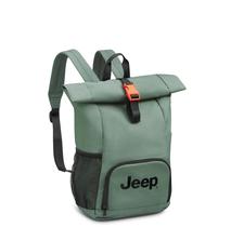 Mochila Jeep JS016D Rolltop Travel Grey para laptop de 17 polegadas