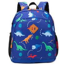 Mochila JinBeryl Toddler Boys Dinosaur 12 polegadas azul poliéster Mochila JinBeryl Toddler Boys Dinosaur 12 polegadas azul poliéster