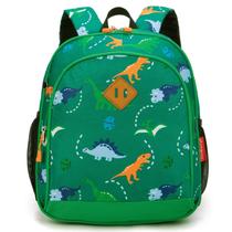 Mochila JinBeryl Toddler Boys Dinosaur 12 polegadas verde Mochila JinBeryl Toddler Boys Dinosaur 12 polegadas verde