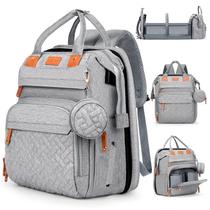 Mochila JOYCE Bolsa para Pañales de Bebé con Cambiador Gris Mochila JOYCE Bolsa para Pañales de Bebé con Cambiador Gris