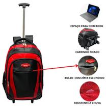 Mochila Juvenil Adulto Espaço Para Notebook Resistente Á Chuva Com Rodinha E Alças De Costas Mochila Juvenil Adulto Espaço Para Notebook Resistente Á Chuva Com Rodinha E Alças De Costas