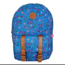 Mochila juvenil Clio Lhama e cactos alt39xlag28 Mochila juvenil Clio Lhama e cactos alt39xlag28