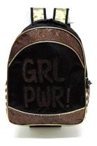 Mochila Juvenil Costas Brilhos Tam G Feminina Glitter