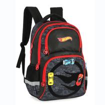 Mochila Juvenil de Costas HOT WHEELS Luxcel MS49981HW Preto Mochila Juvenil de Costas HOT WHEELS Luxcel MS49981HW Preto