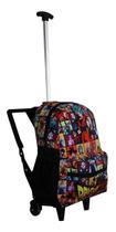 Mochila Juvenil Dragon Ball Rodinhas Goku Masculina Escolar