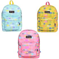 Mochila juvenil feminina basic winth nuvens 17,5'' ou 43,5 cm - WINCY