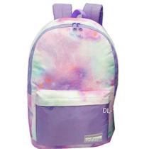 Mochila Juvenil Feminina Estampa Onça Rosa Dl1068