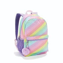 Mochila Juvenil Feminina Striped - Denlex Mochila Juvenil Feminina Striped - Denlex