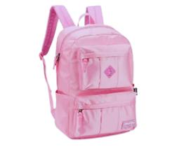 Mochila Juvenil Feminina Up4you Grande 3 Ziper De Costas - Luxcel