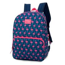 Mochila Juvenil Flamingos by Larissa Manoela MS45663UP