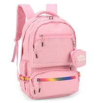 Mochila Juvenil Laptop Costas Porta Moeda UP4YOU Luxcel Mochila Juvenil Laptop Costas Porta Moeda UP4YOU Luxcel