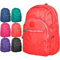 Mochila Juvenil Lisa Em Nylon Básica Várias Cores Resistente - Yepp