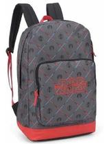 Mochila Juvenil Masculina Costas Estampada Star Wars Grande Cinza Mochila Juvenil Masculina Costas Estampada Star Wars Grande Cinza