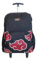 Mochila Juvenil Naruto Uzumaki Shippuden Akatsuki Anime Rodinhas G
