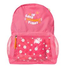 Mochila Juvenil Para Passeio Trabalho e Escola Feminina e Masculina Com Bolso Lateral Para Guardar Garrafa Clio