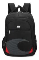 Mochila Juvenil Santino para Notebook - Design Sunset Poliéster Preta