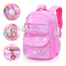 Mochila Juvenil - semipermeável / primeira linha / detalhe de coração no riper / Personalizado