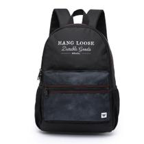 Mochila Juvenil Siamese Hang Loose - HL1515 Preta Mochila Juvenil Siamese Hang Loose - HL1515 Preta