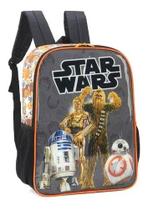 Mochila Juvenil Star Wars Costas Meninos Original Escolar