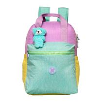 Mochila Juvenil - Trendy Block Lilas XERYUS IMPORTACAO E Mochila Juvenil - Trendy Block Lilas XERYUS IMPORTACAO E