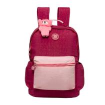 Mochila Juvenil - Trendy Block Vinho XERYUS IMPORTACAO E