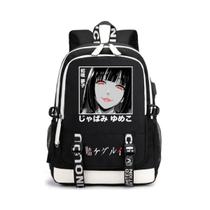 Mochila Kakegurui's Jabami Yumeko Cartoon Kids School 45cm Mochila Kakegurui's Jabami Yumeko Cartoon Kids School 45cm