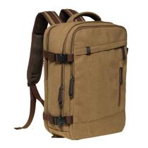 Mochila KAUKKO Thick Canvas Travel 40L com bolsa para sapatos de 15,6 polegadas Mochila KAUKKO Thick Canvas Travel 40L com bolsa para sapatos de 15,6 polegadas
