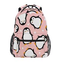 Mochila Kcldeci Cute Penguin para laptop de 14 polegadas da escola infantil