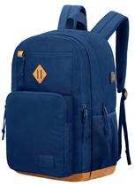 Mochila KEOFID Classic Carry-on Travel com porta USB azul 48cm