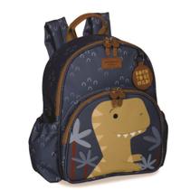 Mochila Kids Dinossauro Azul Masterbag
