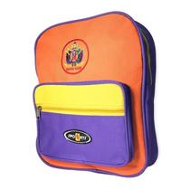 Mochila Kids Infantil Escolar Laranja/Lilas