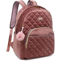 Mochila Kika Camurça Feminina Costa Notebook Juvenil Escolar Mochila Kika Camurça Feminina Costa Notebook Juvenil Escolar