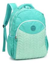 Mochila Kika Escolar Passeio Dia A Dia Feminina Com Chaveiro