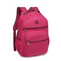 Mochila Kika Feminina Escolar Passeio C/ Chaveiro Miçangas