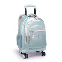 Mochila Kika Feminina Tactel Metalizada Rodinha 360 Escolar Mochila Kika Feminina Tactel Metalizada Rodinha 360 Escolar