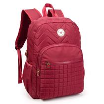 Mochila Kika Nylon De Costa Feminina Com Chaveiro Pompom