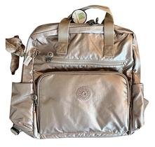 Mochila Kipling Audrie Bolsa para Fraldas Quartz Metallic