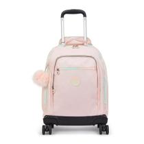 Mochila Kipling De Rodinhas New Zea Blush Metallic